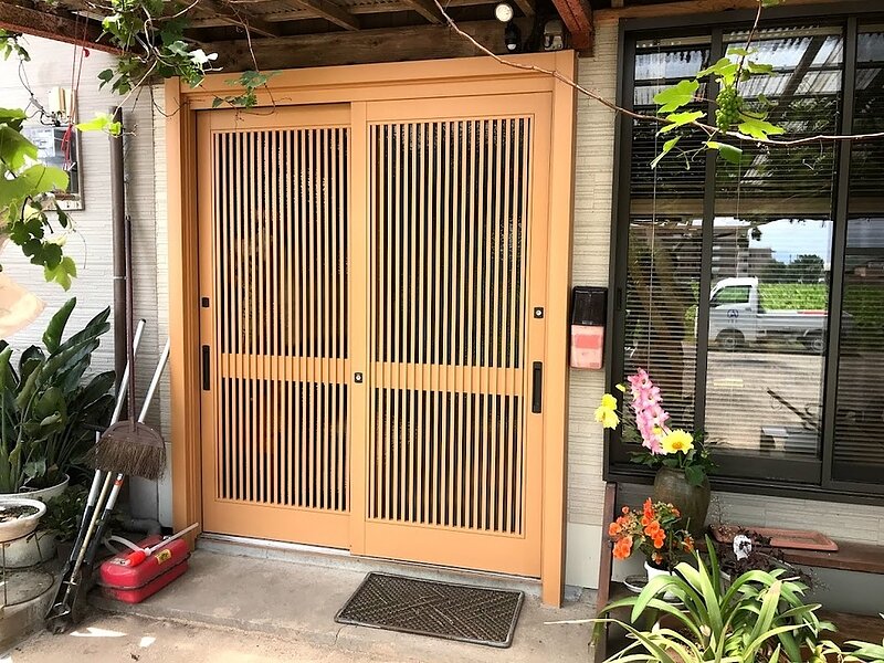 大崎町飯隈D様邸玄関扉取替　