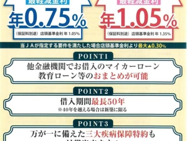 JAそお鹿児島住宅ローンキャンペーン のご案内の画像